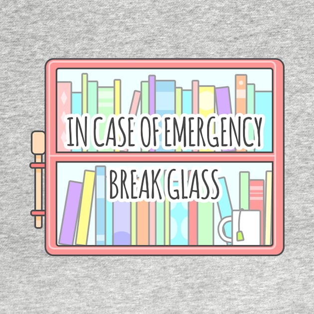 Emergency Bookshelf by sombrasblancas